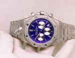 Audemars Piguet Copy Watches Royal Oak Watches Frosted Case Purple Dial