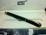 Mont Blanc Fineliner Pen Black Resin Gold Clip - Replica Montblanc